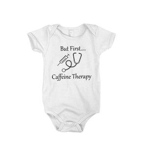 Caffeine Therapy Short Sleeve White