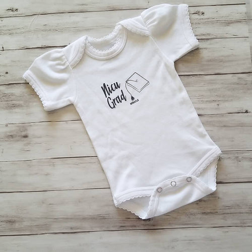 NICU Grad bodysuit - scalloped/ NICU Graduate/ NICU Baby Girl