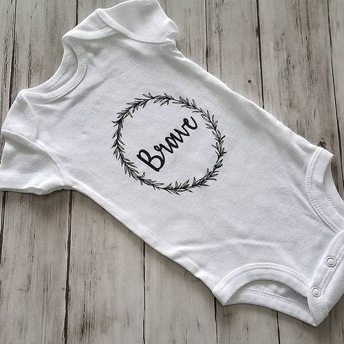 Brave Baby Bodysuit/ Preemie Bodysuit/ Preemie Boy Clothes