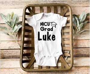 Personalized NICU Onesie/ Nicu Graduate Onesie/ Preemie grad/ Preemie Baby Onesie/ Preemie Clothes