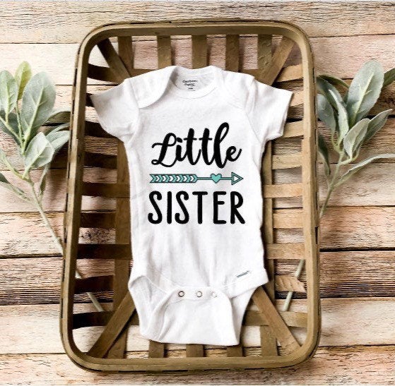 Little Sister Onesie®/ Boho Baby Sister