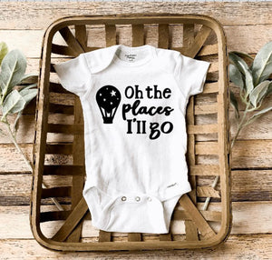 The Places I'll Go Onesie®/ Newborn Baby Onesie®