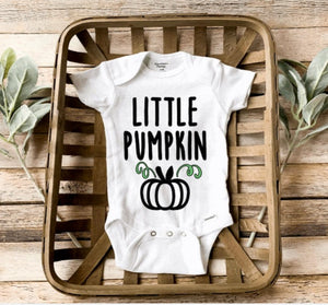 Little Pumpkin Baby Onesie®/ Fall Baby Boy Onesie®