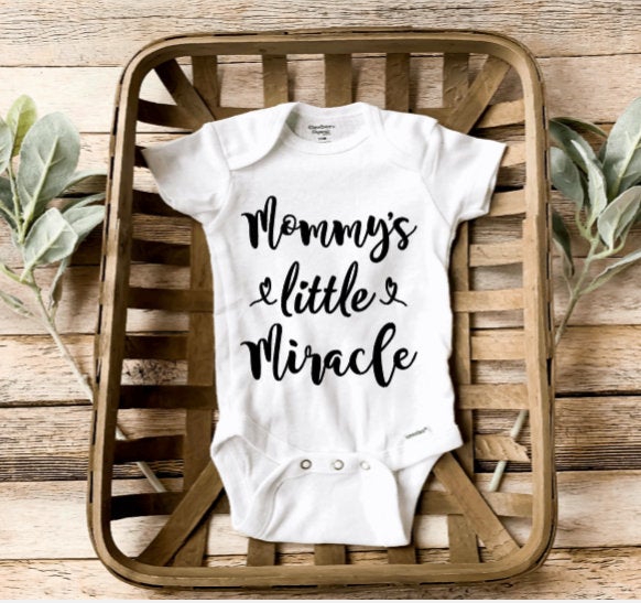 Mommy's Little Miracle Onesie®/ Preemie Baby Onesie®